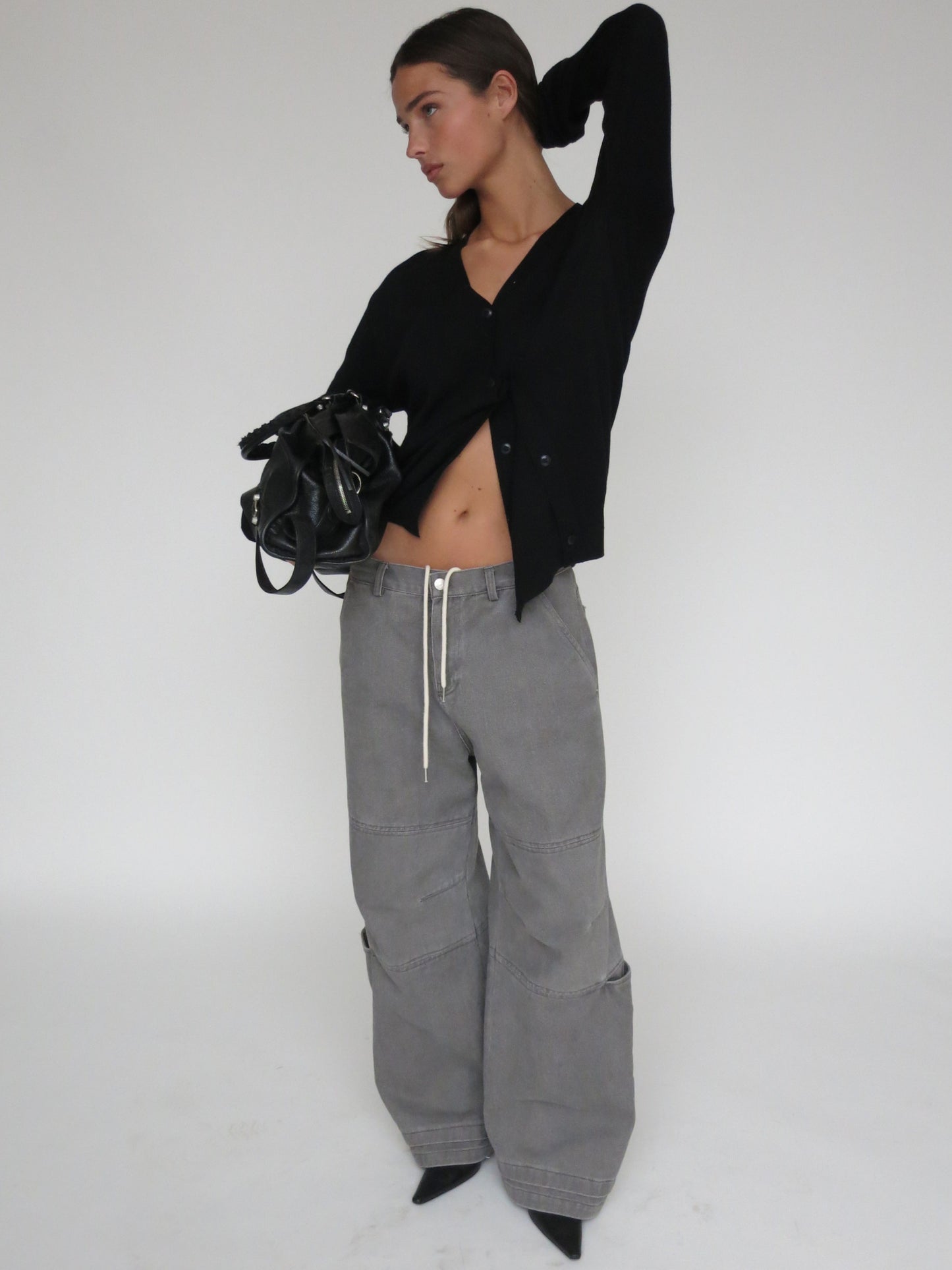Baggy Workwear Pants Grey