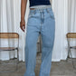 Classic Straight Leg Jeans Vintage Blue