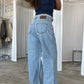 Classic Straight Leg Jeans Vintage Blue