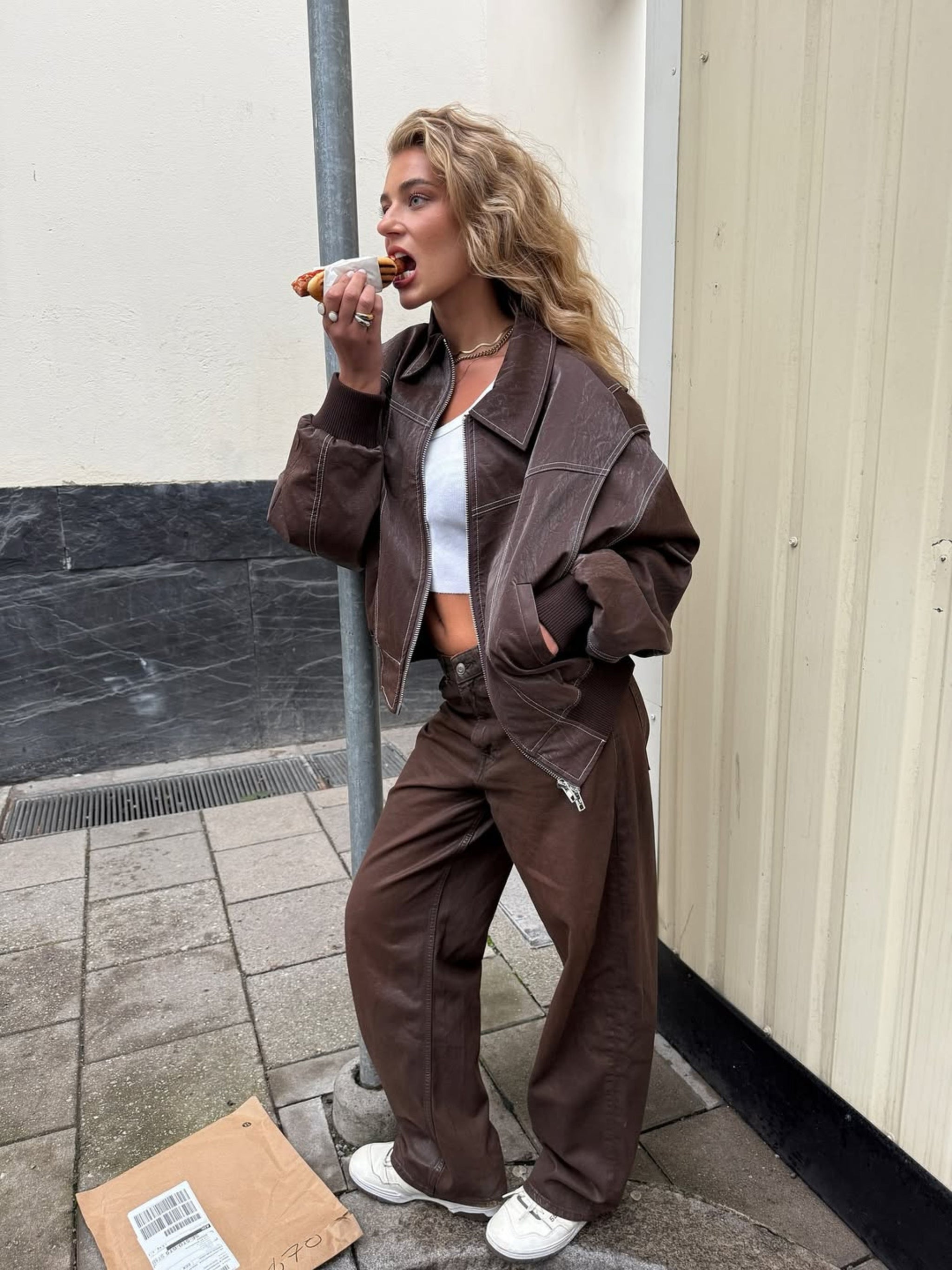 Oversized Contrast Jacket main image 1
