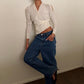Classic Straight Leg Jeans Bright Blue