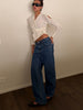 Classic Straight Leg Jeans Bright Blue
