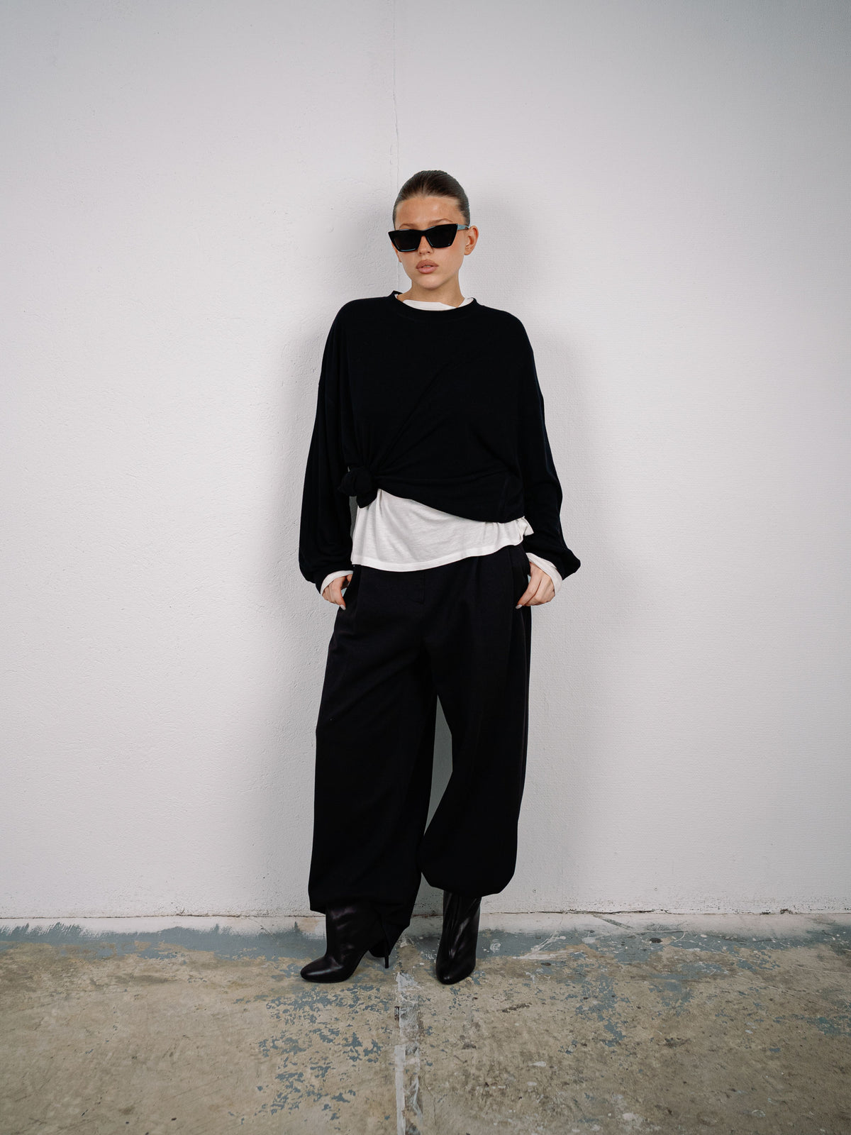 Basic Long Sleeve Tee Black