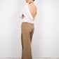 Draped Back Top Oatmeal