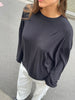 Basic Long Sleeve Tee Black