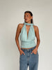Deep Halter Neck Mint Green
