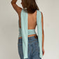 Deep Halter Neck Mint Green