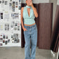 Classic Straight Leg Jeans Vintage Blue