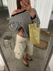 Baggy Fold Over Cargo Shorts Sand