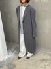 Enna Buttoned Long Coat Grey