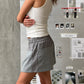 Striped Shorts Grey