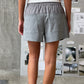 Striped Shorts Grey