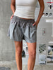 Striped Shorts Grey