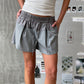Striped Shorts Grey