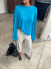 Basic Long Sleeve Tee Turquoise
