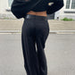 Baggy Wide Leg Pants Black