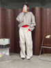 Baggy Fold Over Cargo Pants Sand