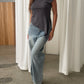 Asymmetric Off Shoulder Top Charcoal