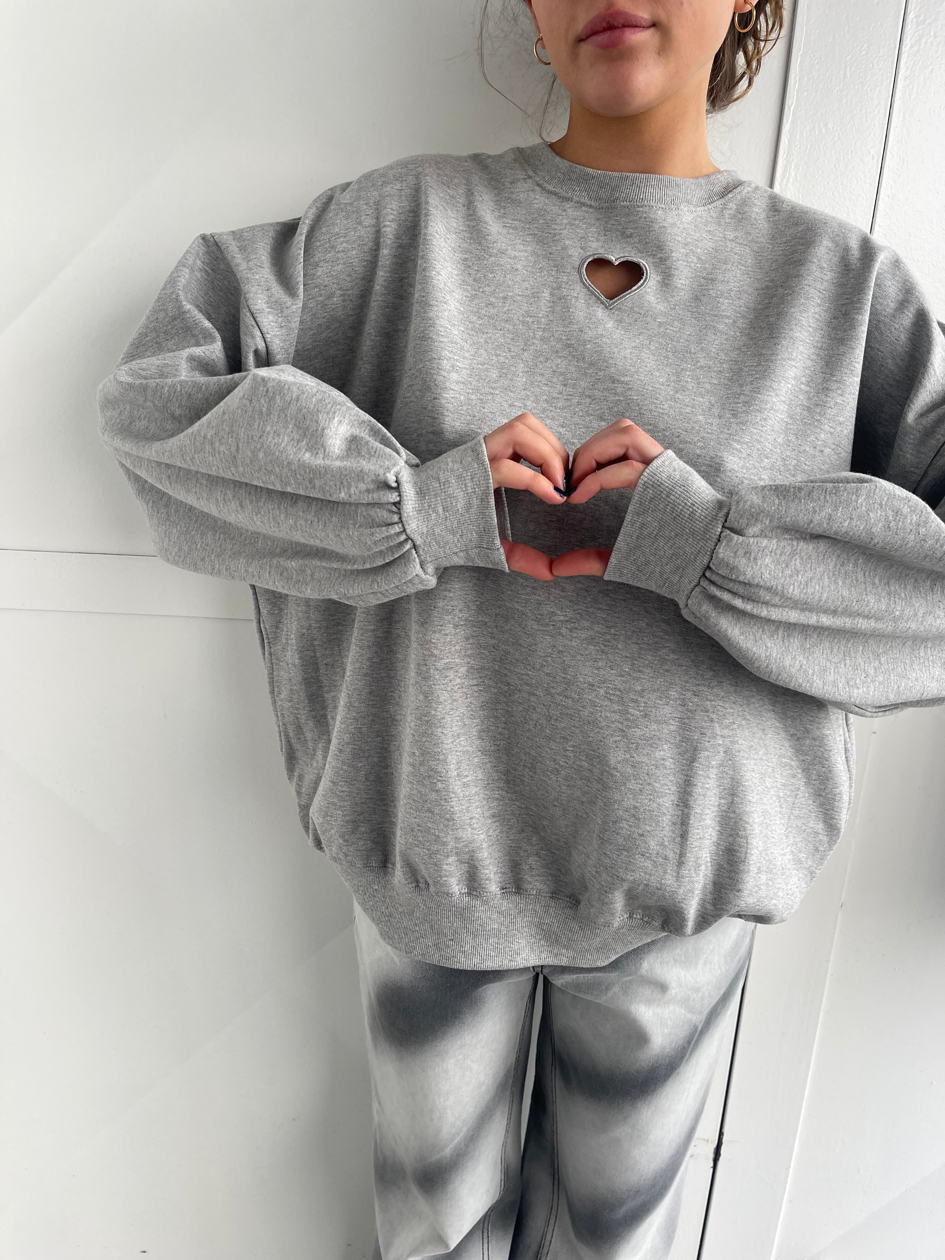 Heart cut hotsell out sweater