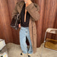 Trenchcoat Suede Dark Brown