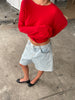 Long Bermuda Shorts Light Blue