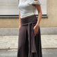 Twisted Draped Top Polka Dot