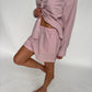 Checked Shorts Pink