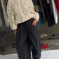 Steppjacke mit Steppmuster Creme
