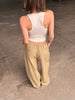 Classic Tailored Pants Camel