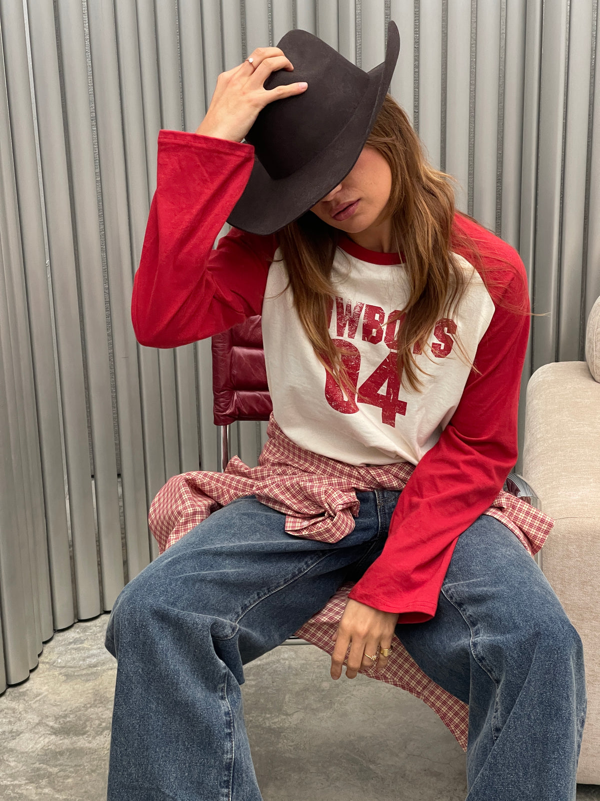 Cowboy Baseball Tee