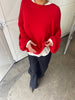 Basic Long Sleeve Tee Red