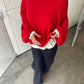 Basic Long Sleeve Tee Red