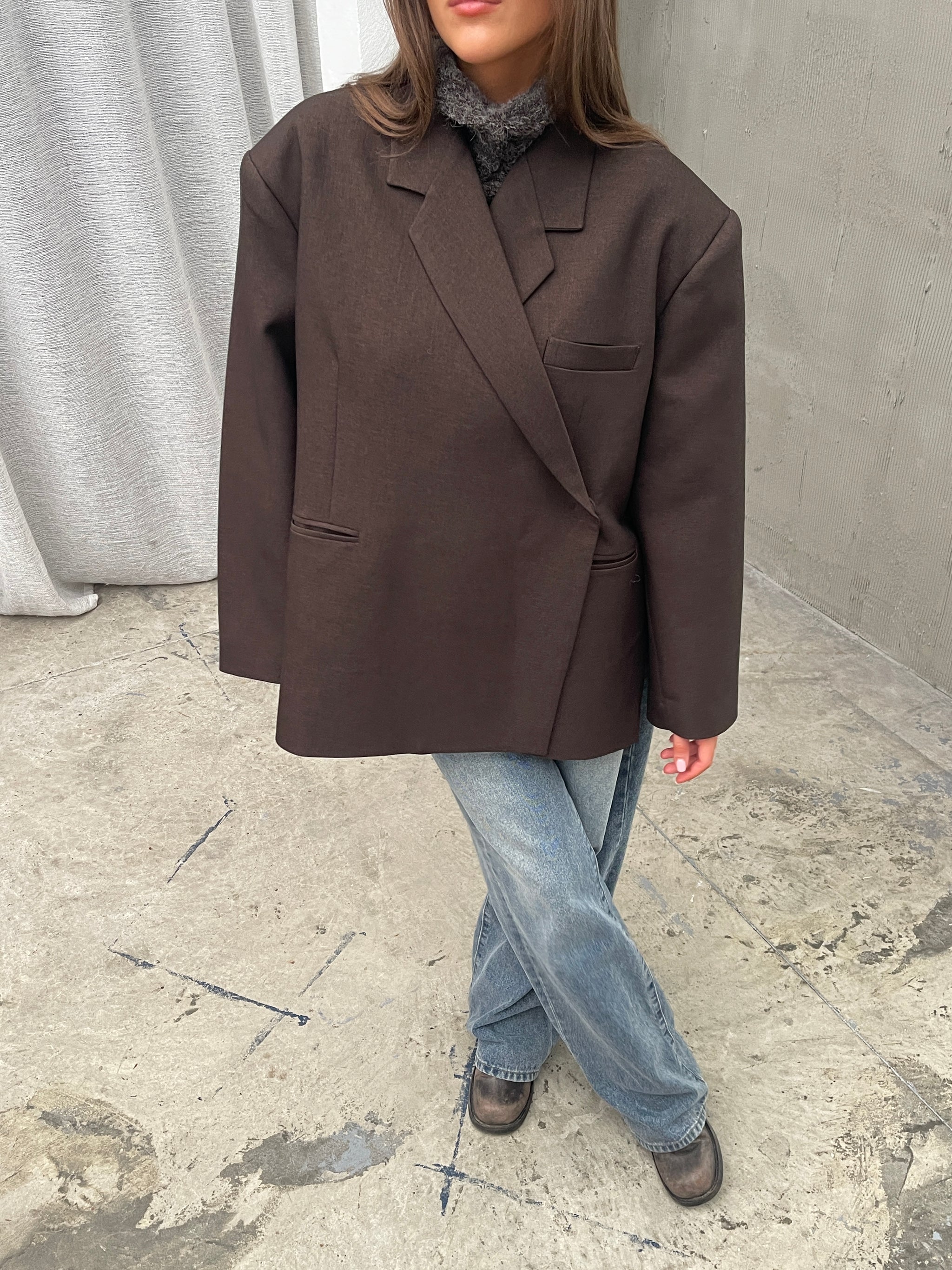 Side Slit Blazer