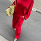 Basic Long Sleeve Tee Red