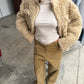 Woven Straight Leg Pants Dark Sand