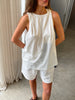 Twisted Shoulder Loose Tank Top