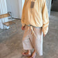 Drawstring Funnel Neck Jacket Soft Sand