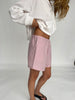 Checked Shorts Pink