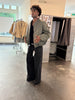 Oversized Bomber Oil Khaki
