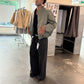 Oversized Bomber Oil Khaki