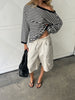 Baggy Fold Over Cargo Shorts Sand