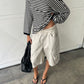Baggy Fold Over Cargo Shorts Sand