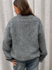 Oversized Wool Mix Jumper Grey