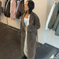 Trenchcoat Suede Dark Brown