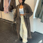 Trenchcoat Suede Dark Brown