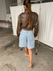 Long Bermuda Shorts Light Blue