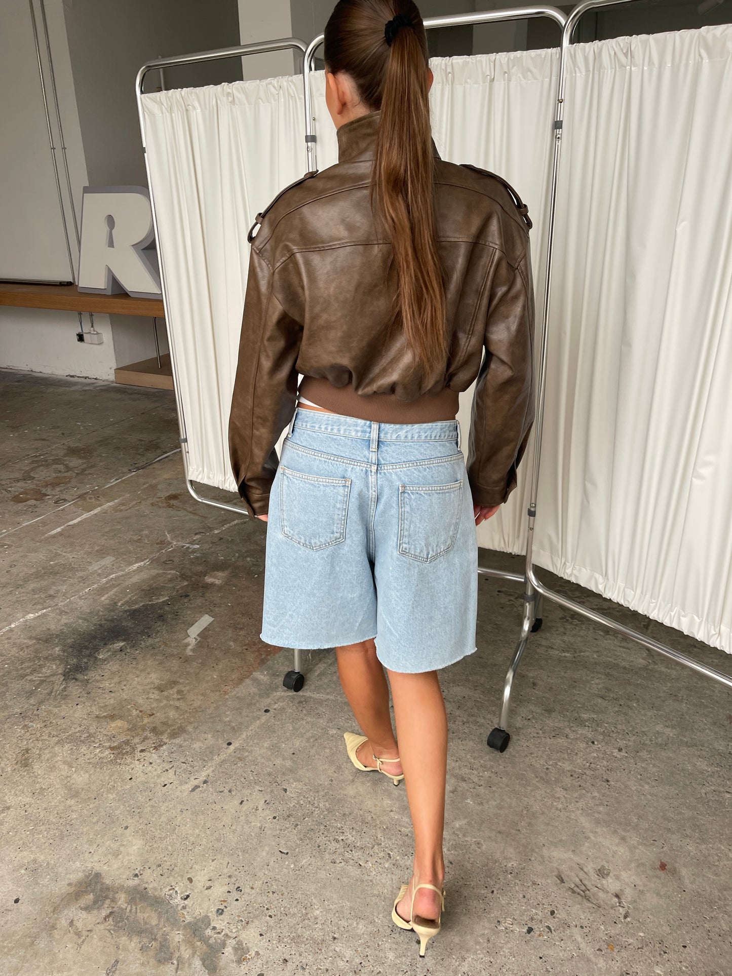 Long Bermuda Shorts Light Blue