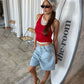 Long Bermuda Shorts Light Blue