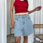 Long Bermuda Shorts Light Blue