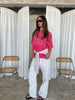 Oversized Aloha Tee Vintage Red